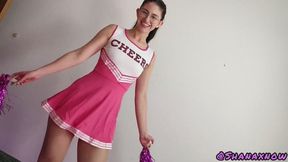 SWEET CHEERLEADER GREAT BLOWJOB CUM IN MOUTH