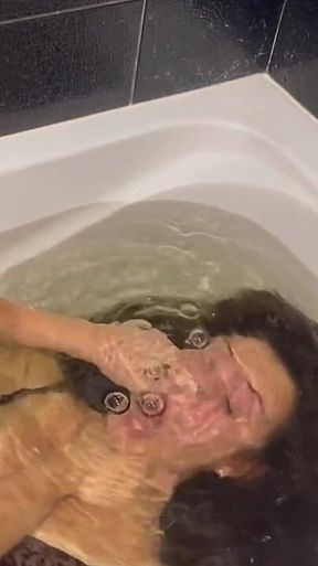 Sinking Beauty: Held Underwater, Begging for Air