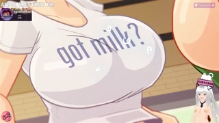 Sucking her own milk-filled breasts Futanari (Tgednathan animation) - Jazziuu