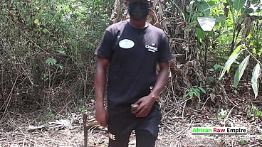 this guy bareback finds himself masturbating in the field while he clears his plantations. This is real public sex. RAW