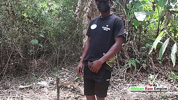 this guy bareback finds himself masturbating in the field while he clears his plantations. This is real public sex. RAW