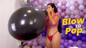 Lily Erotic Balloon Dance: A Tantalizing Blow-to-Pop Show