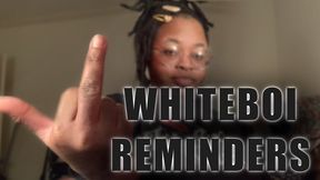 WHITEBOI REMINDERS