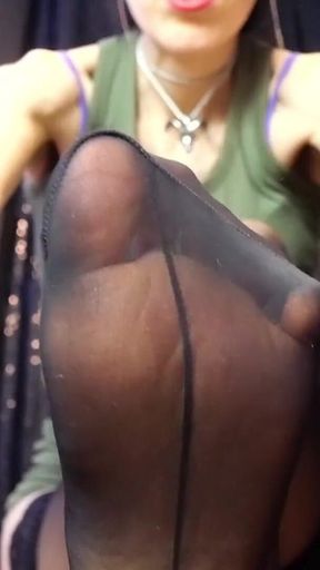 Hold-ups with Back Seam, 20 Denier Ita
