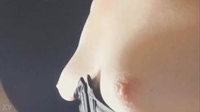 Trans woman in a corset