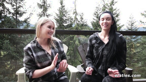 ”Ersties - Alanna & Nicole Have Lesbian Fun at a Cabin”