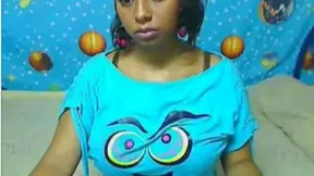Sultry Latina Shows Off Her Busty Melons During Steamy Webcam Showdown