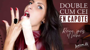 Double cum CEI en capote, Ruine, jouis et lèche