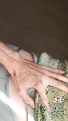 Why a Girl in Panties Is Teasing Me? I Came in Her Hair.