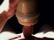 Fleshlight Stoya Destroya - Sinking into and cumming on