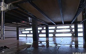 Lesbian couple fuck machines and squirt