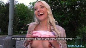 Public Agent Arousing tourist Helena Moeller is hungry for penis