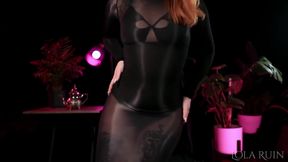 Nylon Devotion : Nylon Dress Stocking Fetish Sheer Femdom Tease Denial