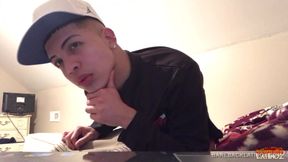 Latin Boy Jorge Strokes One Out