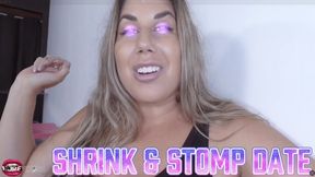 Shrink And Stomp Date! Ft Goddess Gia - 4K