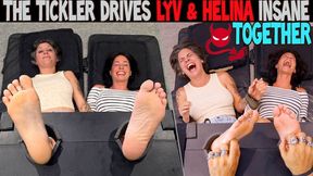 THE TICKLER DRIVES LYV & HELINA INSANE TOGETHER - FULL HD MP4