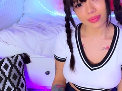 Amateur asian teen licks ass and sucks cock
