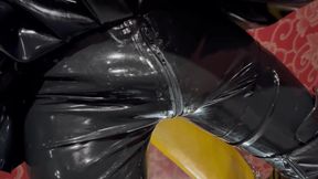 Latex Adventure: Mina 007 in a Captivating Catsuit