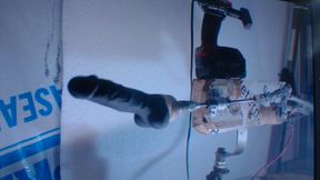 HOMEMADE SEX-MACHINE  WITH WIPER MOTOR AND 18V DRILL