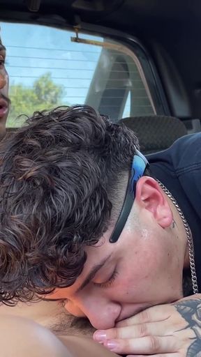 Big Cum Shot! Sucking off My Dl Homie Car Fun Hardcore Gay