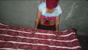 Young Indian Desi Village Step-sister Fucking with Step-brother in Clear Hindi Audio