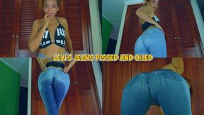Levi's jeans pissed and oiled - Lissa
