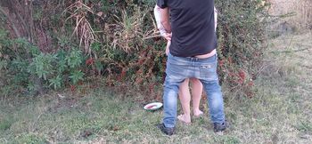 Fucking My Neigbours Cheating Wife on a Hiking Trail Outdoors