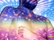 Jerking Off My Big Uncut Latino Cock In Space With Fireworks Cumshot