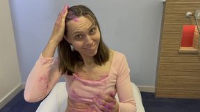 hotel play in thick gunge (wam, wet and messy)