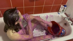hotel play in thick gunge (wam, wet and messy)