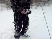 Outdoor Joy in the Snowbound Forest