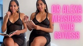 DR ALEXA MEASURE YOUR GAYNESS Counselor Encouraged Bi