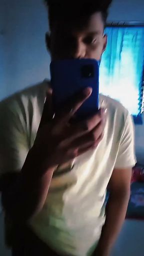 What does a handsome boy do when he's home alone?   Clip 1