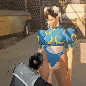 Horny Chun Li wants her pussy licked