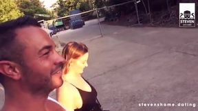Candy Alexa and Andy Star's Steamy Encounter in an Abandoned Airport Hangar!