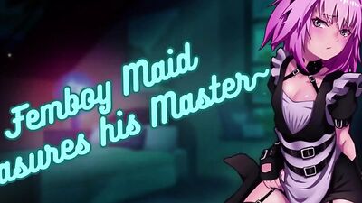 [ASMR] Femboy Maid Plays With Himself in Front of Master__ Moaning _ Intense _ NSFW _ Kissing _ Lewd