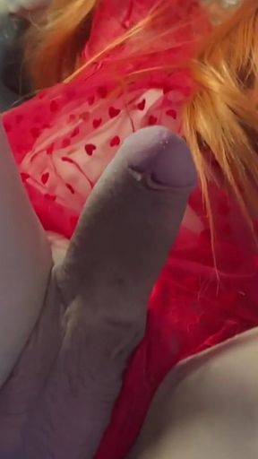 Redhead Trans Girl Has the Best Cumshot