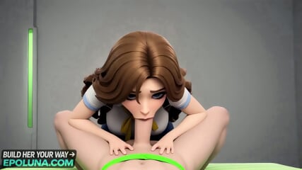 AI Generated - White Shirt Deepthroat & Creampie Overload