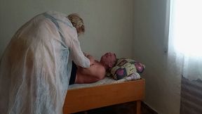 Nurse having fun MP4