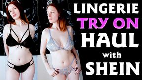 TRY ON HAUL &ndash; Trying on Gorgeous Underwear with Shein