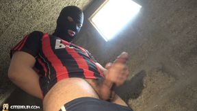 Kais XXL shoots his massive load all over the cellar floor