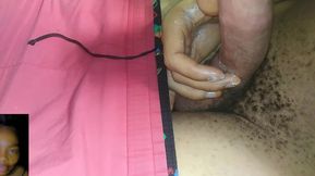 Cute boy masturbating on a video call