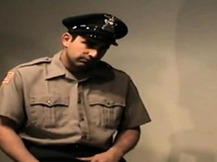 Sturdy straight cop sucked by mature