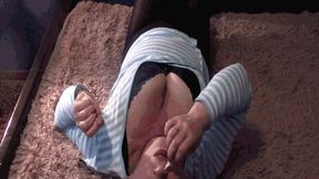 Sneezing and bouncing chest