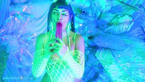 💜 make your brain turn to goon goo while i fuck myself til i squirt with this giant fantasy dildo 💚