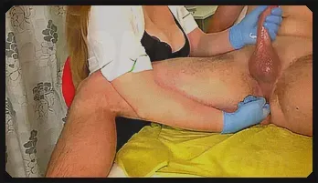 Busty Brunette Alina Rose Prostate Massage HD