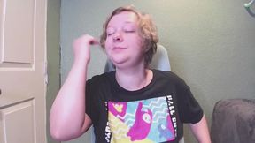 Yawning after a nap