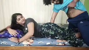 Skirt and t shirt removal panty only romance with hot boobs suck and nipple lick by Vaishnavy and Sharun Raj,  Mallu hot boobs