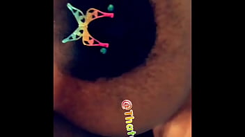 Big chocolate titty new nipple rings