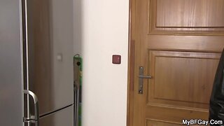 Secret gay doggystyle banging on the floor